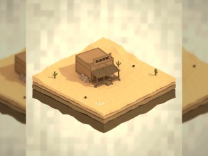 Making LowPoly Western Setting in Blender Game Dev Tuts