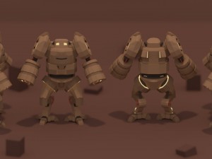 Modeling a LowPoly Robot Game Dev Tuts