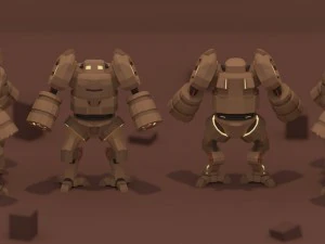 Modellierung eines LowPoly-Roboters Game Dev Tuts