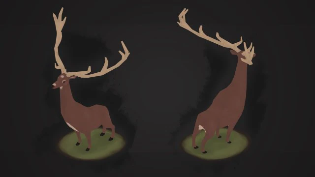 Modeling a LowPoly Stylized Deer in Blender