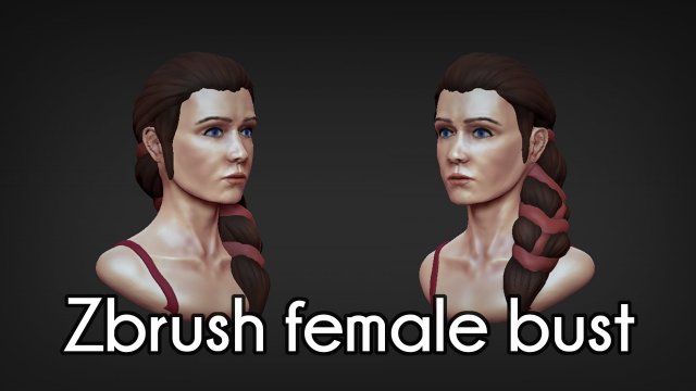 Sculpting Female Bust in ZBrush 