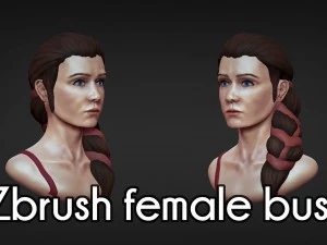 Sculpting Female Bust in ZBrush 3D Tutorials