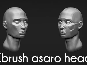 Sculpting Asaro Head in ZBrush 3D Tutorials