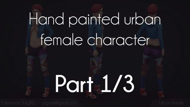 Part 3 Hand painted female character - Texture painting