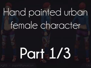 Teil 3 Handgemalte weibliche Figur &ndash; Texturmalerei Game Dev Tuts