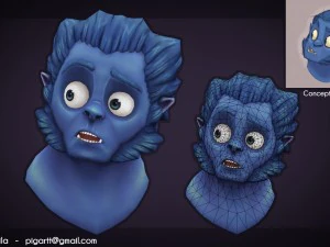 Stilisiertes Biest von X-Men Game Dev Tuts