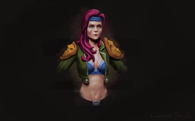 Female character sculpting