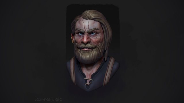 Stylized head sculpting