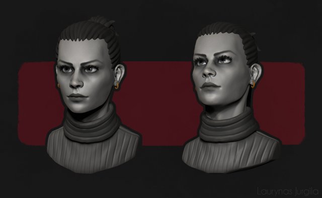 Sculpting female faces