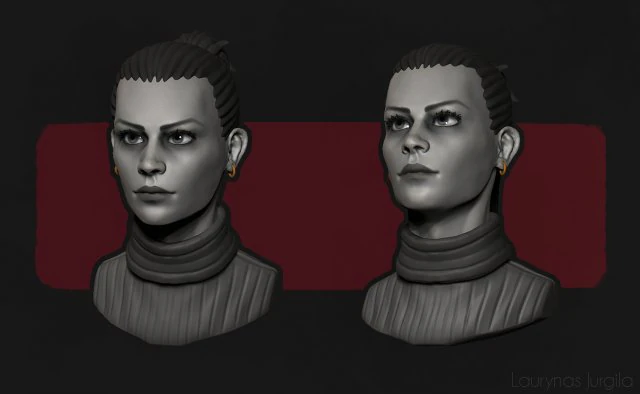 Sculpting female faces