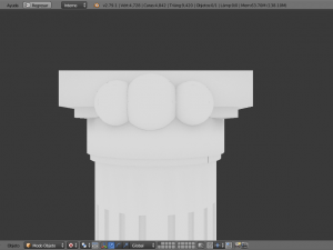 marble pillar Modelo 3D