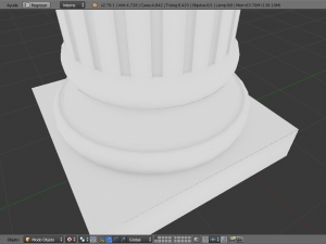 marble pillar Modelo 3D