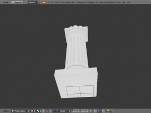 marble pillar Modelo 3D