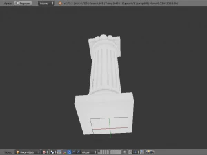 marble pillar 3D Model