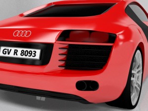 audi r8 Model 3D