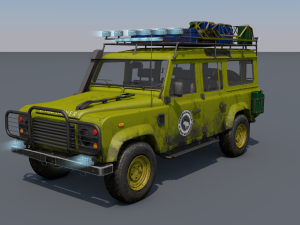 land rover defender Modèle 3D
