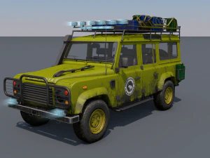 defensor do land rover Modelo 3D