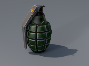 fragmentation grenade 3D Model