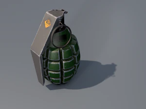 fragmentation grenade 3D Model