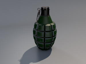 fragmentation grenade Modelo 3D