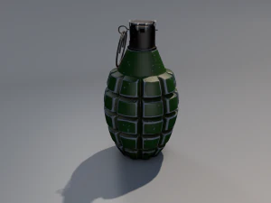 fragmentation grenade 3D Model