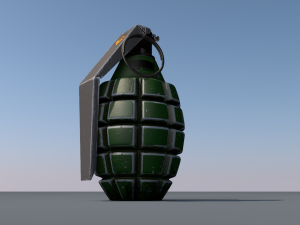 fragmentation grenade Modelo 3D
