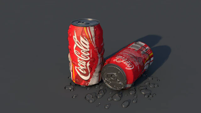 can of soda 3D Model .c4d .max .obj .3ds .fbx .stl .blend 