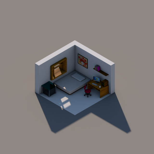 model-bedroom Modelo 3D .c4d .max .obj .3ds .fbx .stl .blend 