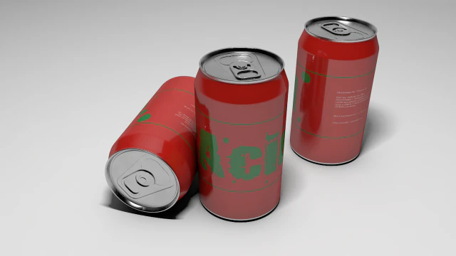 acido Modello 3D .c4d .max .obj .3ds .fbx .stl .blend 