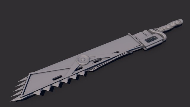 sword 3D Model .c4d .max .obj .3ds .fbx .stl .blend 