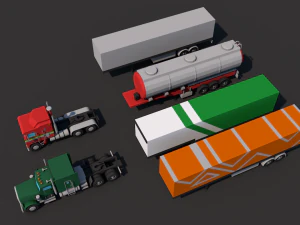 Truckstrailer 3D Model