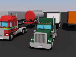 Truckstrailer 3D Model