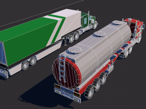 Truckstrailer 3D Model