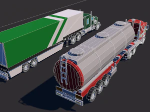 Truckstrailer 3D Model