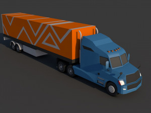 Truckstrailer 3D Model