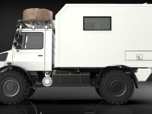 Unimog atlas 4x4 mid-poly 3D मॉडल