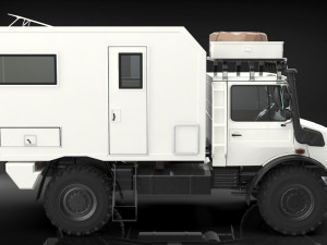 Unimog atlas 4x4 mid-poly 3D मॉडल