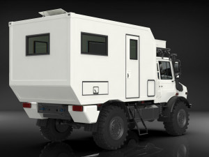 Unimog atlas 4x4 mid-poly 3D मॉडल