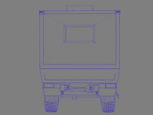 Unimog atlas 4x4 mid-poly 3D मॉडल