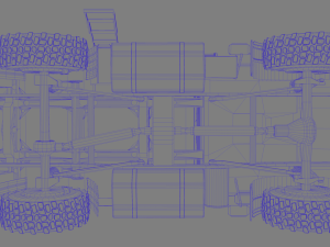 Unimog atlas 4x4 mid-poly 3D मॉडल