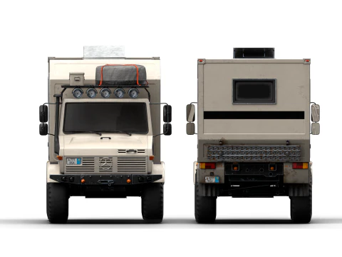 Unimog Atlas 4x4 U1300 3D Model