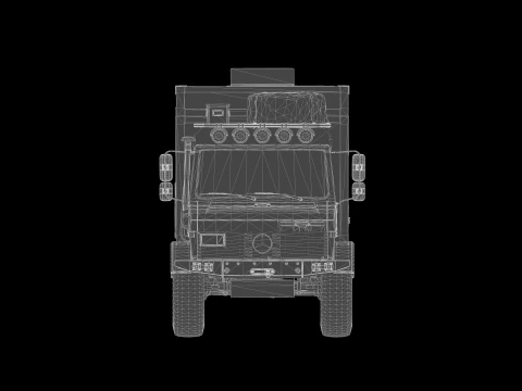 Unimog Atlas 4x4 U1300 3D Model