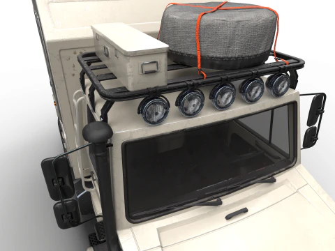 Unimog Atlas 4x4 U1300 3D Model