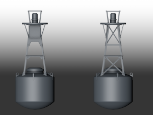 River buoy 3D Model