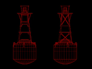 Boa del fiume Modello 3D