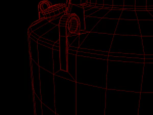 Boa del fiume Modello 3D