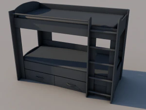 बिस्तर 3D मॉडल