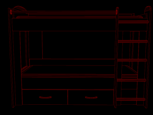 bed 3D 모델