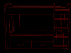 bed 3D Model