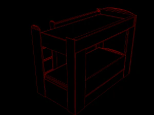 bed 3D Model